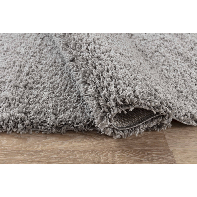 Esterly Solid Colour Shag Area Rug, Rectangle 160 x 230cm