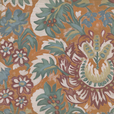 Terra Cotta Baroque I by June Erica Vess - Wrapped Canvas Print