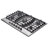 Trifecte 30" Silver 5 Burner Cooktop with Dual Size Power Burner