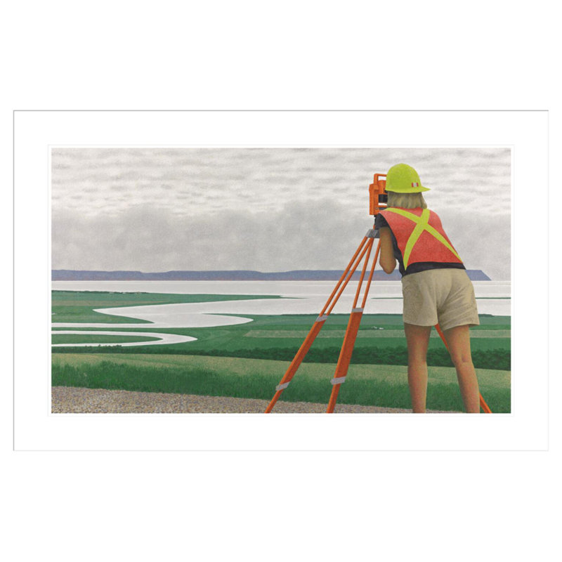 Arpenteur géorgien par Alex Colville, H 27,15 po x l 41,5 po