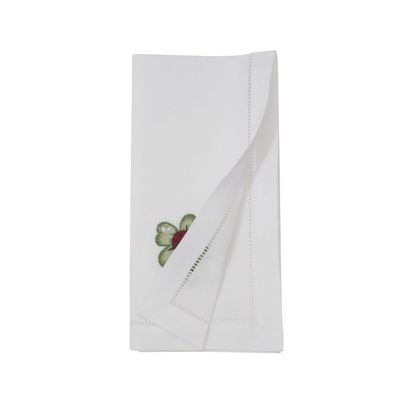 Ensemble de 6 serviettes de table Embr'D Lady Bug