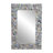 Multi Colored Paper Handmade Recycled Magazine Frame Room Wall Mirror,
