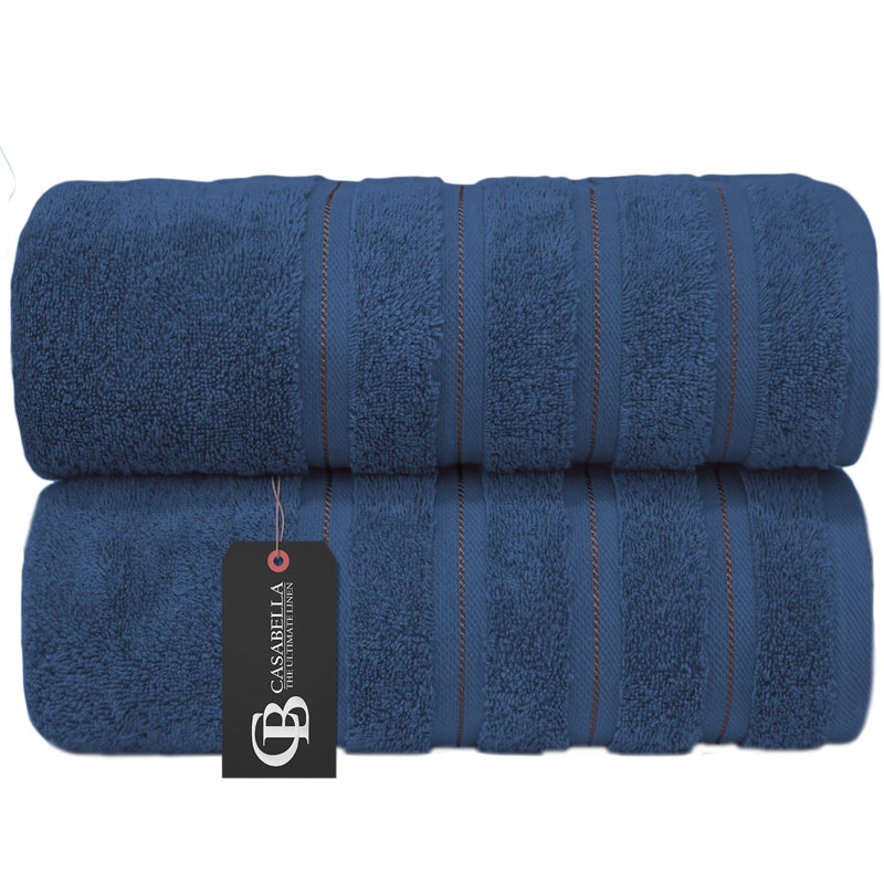 Casabella Luxury Jumbo Bath Sheet, Royal Blue