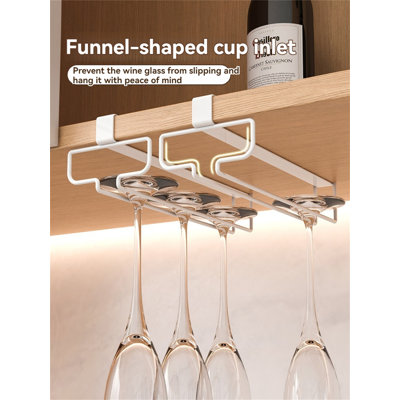 Support à verres à vin Upside-Down No-Drill