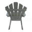 Chaise Adirondack inclinable en bois