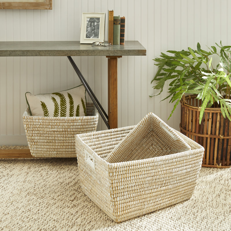 Rivergrass Handmade Seagrass General Basket Set