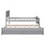 Lit plateforme simple avec lit gigogne et tiroirs-1254044319
