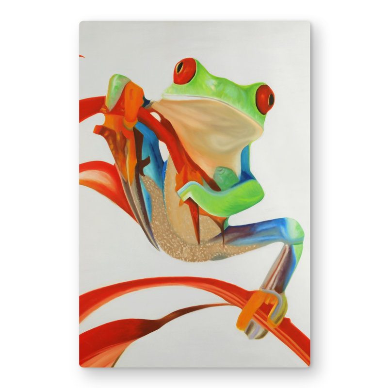 frog - Bedroom Animals Metal Print | Home Decor, 36" H x 24" W