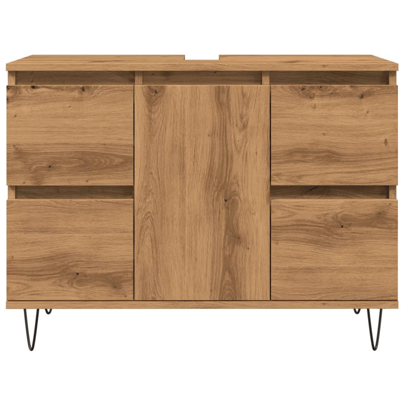 Braulio Bathroom Cabinet, Artisan oak