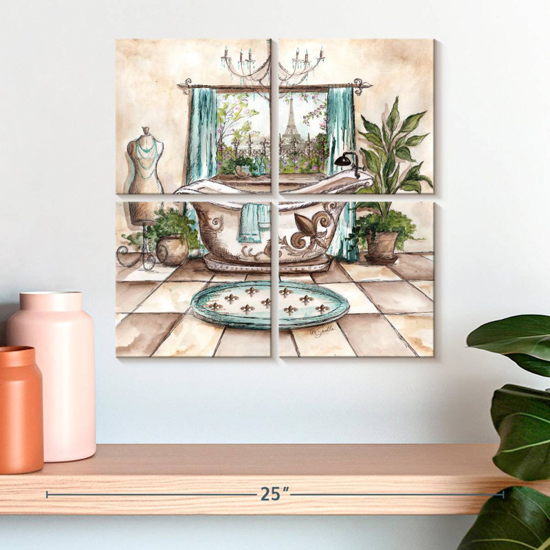 Kerrick Paris Bath I, H 18 po x l 18 po
