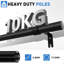 Curtain Poles For Window, Metal Extendable Curtain Poles 81 To 118 Cm, For Eyelet Curtains-1566167662