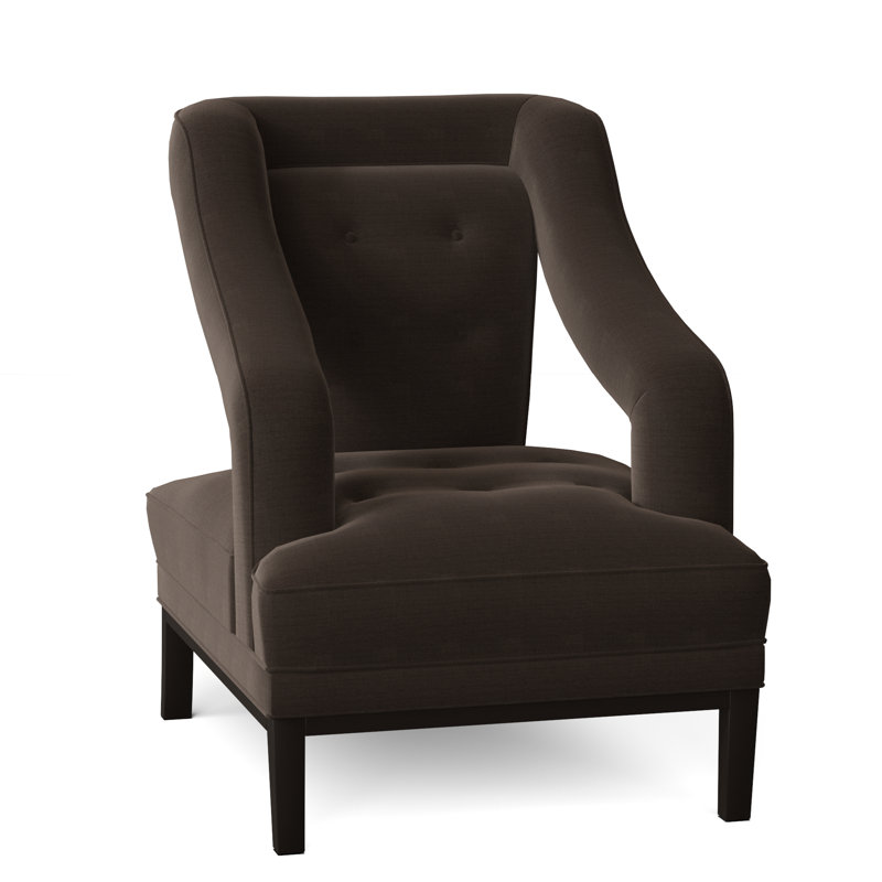 Noel Upholstered Armchair, Metrolinen Graphite