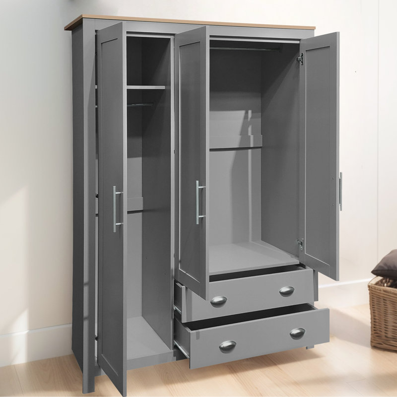 Armoire moderne en bois manufacturé massif
