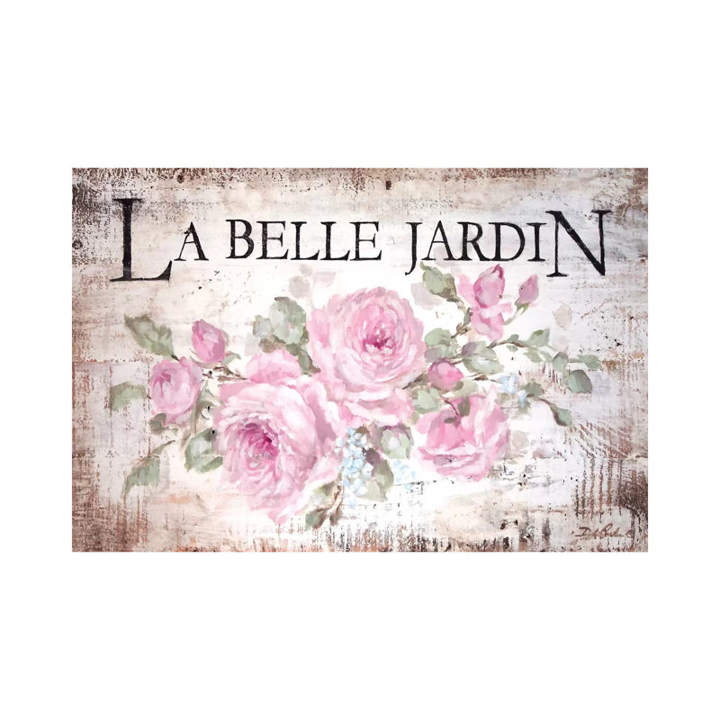 La Belle Jardin by Debi Coules - Wrapped Canvas Print, 20.32 cm H x 30.48 cm W
