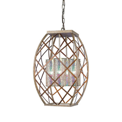 Braid 4 - Light Drum Chandelier