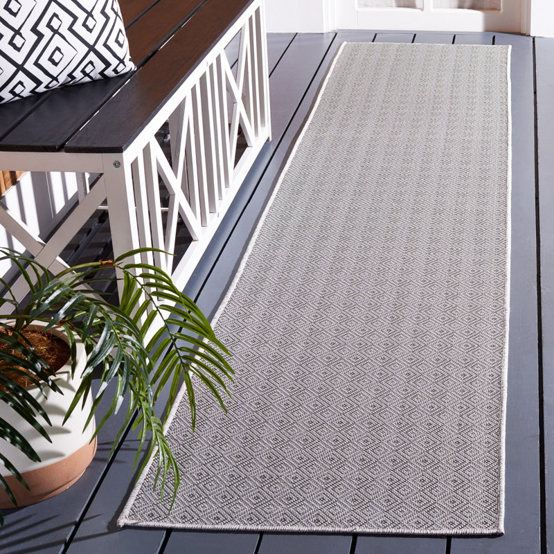 Tapis intérieur / extérieur Akeley, Tapis de couloir 2 pi x 9 pi