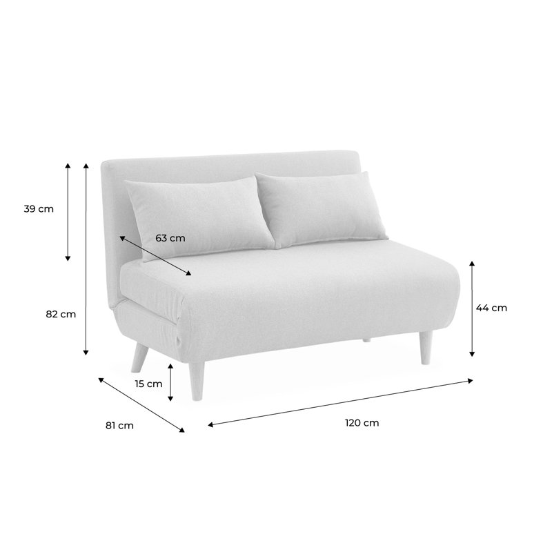 Minerville Sleeper - 2 Seater Sofa Bed