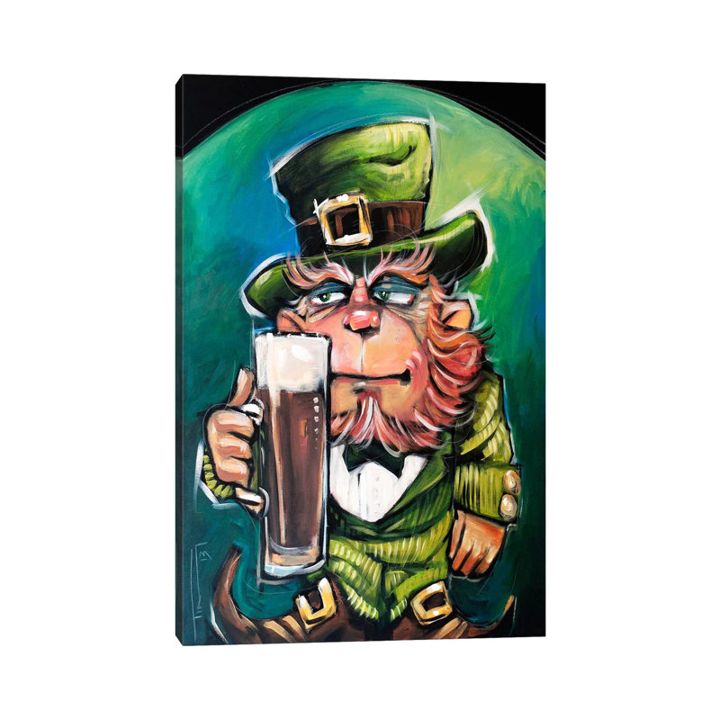 Leprechaun by Tim Nyberg - Painting on Canvas, Wrapped Canvas, 101.6 cm H x 66.04 cm W x 3.175 cm D