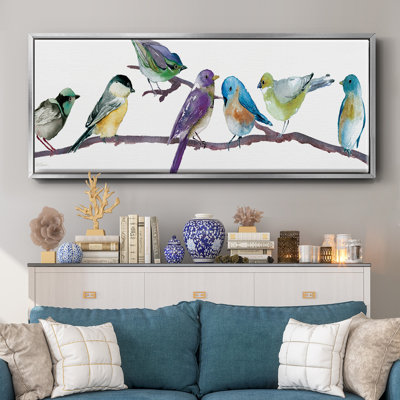 Colorful Spot- Framed Canvas