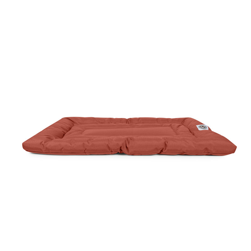 Coussin confortable Brutus Tough Resistant, Grand (l 42 po x P 26 po x H 2 po), Rouge