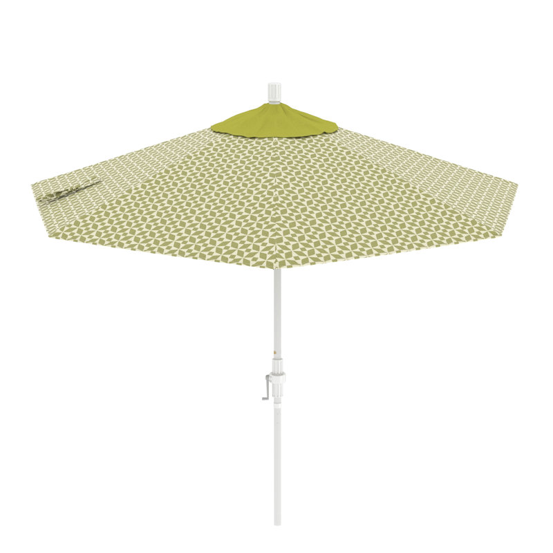 Parasol de marché 9 pi Santana Praneeth, Marquee Fern Performance géométrique