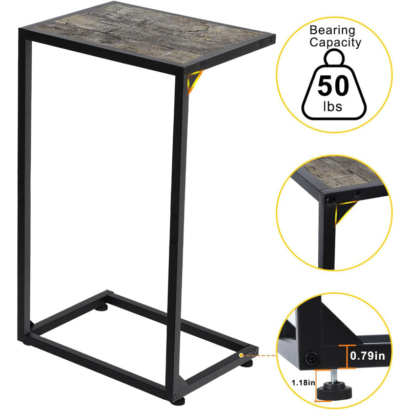 End Table, Gray