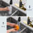 Pull Down Single Handle Kitchen Faucet with Accessories-62467305