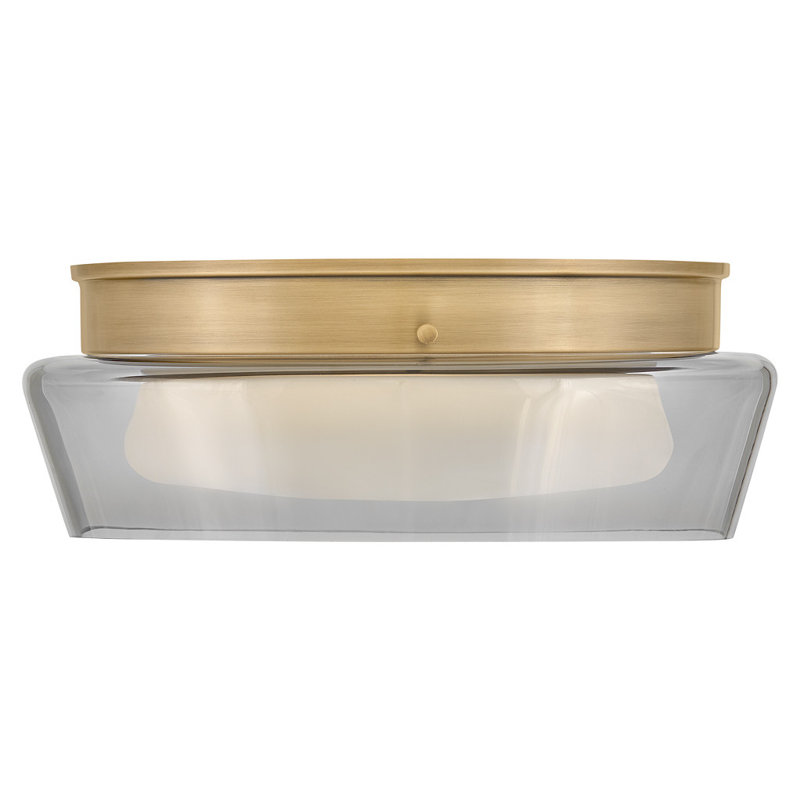 DEMI Flush Mount, Heritage Brass