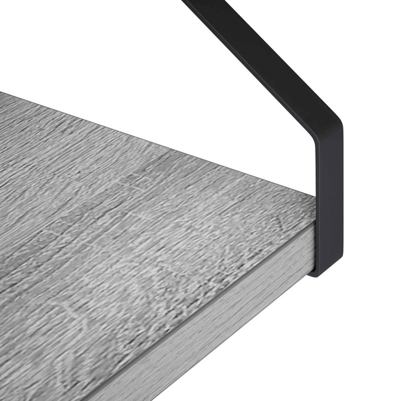 4 -Piece Steel Floating Shelf