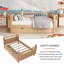 Lit plateforme en bois pour enfants, lit à profil bas en bois avec rails-117531057-117531059