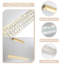 Lustre moderne en cristal Lustre rectangulaire en cristal Lustre suspendu contemporain en cristal pour salle à manger Îlot de cuisine (l 40 po)-1713332165-1729809582