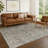 Machine Washable Indoor/Outdoor Chantille ACN2324 Ikat Rug-823308402