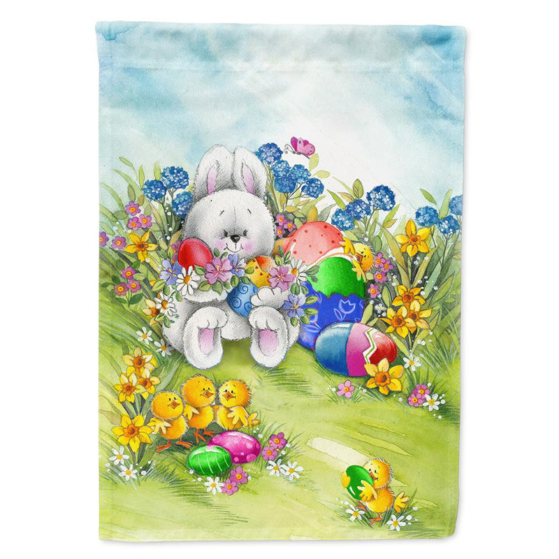 Vagharshag Double Sided Polyester Easter Garden Flag, 15" H  x 11" W