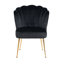 Chaise d'appoint rembourrée en velours Pippa-66203114-66203113