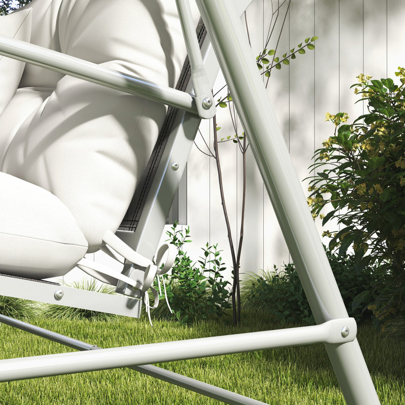 Outdoor Seat Cushion, White
