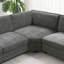 Canapé modulaire en forme de U 119 * 67 ", ensemble de canapé d'angle en chenille 6 places avec méridienne surdimensionnée, canapé d'angle irrégulier, siège profond et large avec porte-gobelets pour salon, appartement, 2 couleurs -711470441