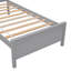 Ensemble de chambre à coucher 2 pièces, lit avec tête de lit et pied de lit Rista-753362036-753362037