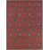 Hewitt Geometric Jute Cherry Area Rug