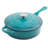 Crock Pot 3.5 Quart Cast Iron Pan Bundle With 5 Quart Dutch Oven Slow Cooker
