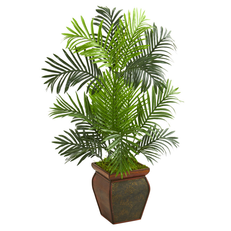 Palmier artificiel 25,5" en pot de fleurs