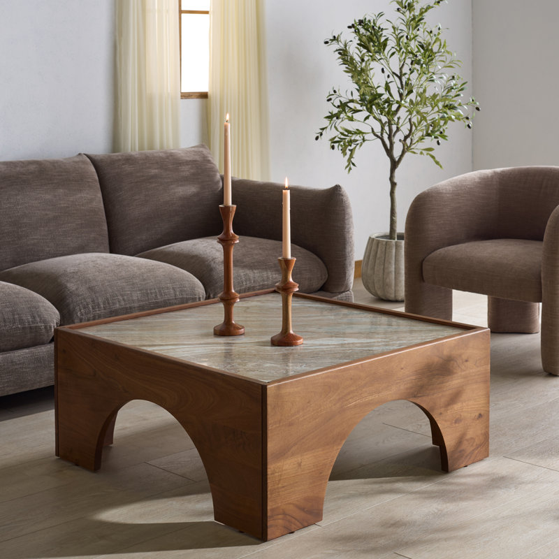 Jaslina Marble Top Coffee Table