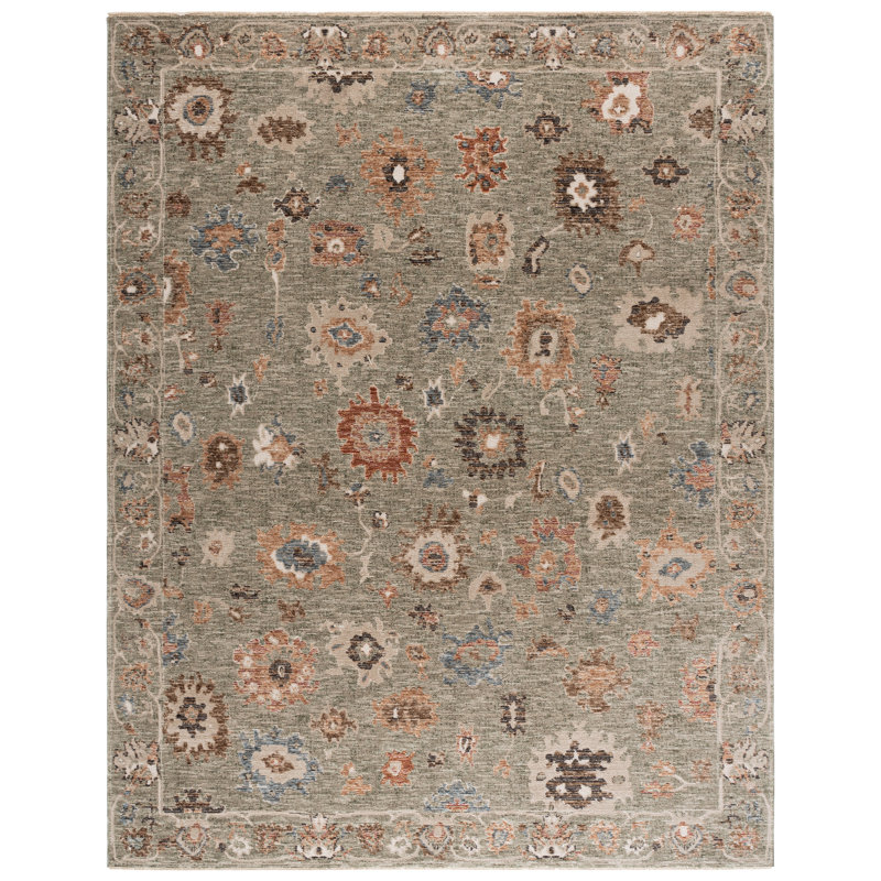 Tapis oriental performance Oushak LRL1630, Rectangulaire 8 pi x 10 pi