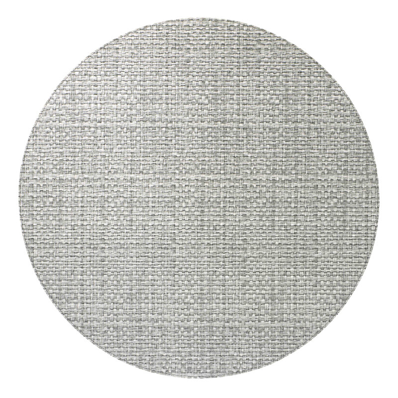 Wicker 15" Rd Mats, Pebble