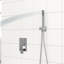 Pomme de douche murale double 10 po avec valve