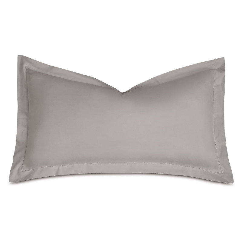 Deluca Cotton Pillow Sham, King, Dove