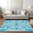Chayden Washable Damask Indoor / Outdoor Rug-98168853