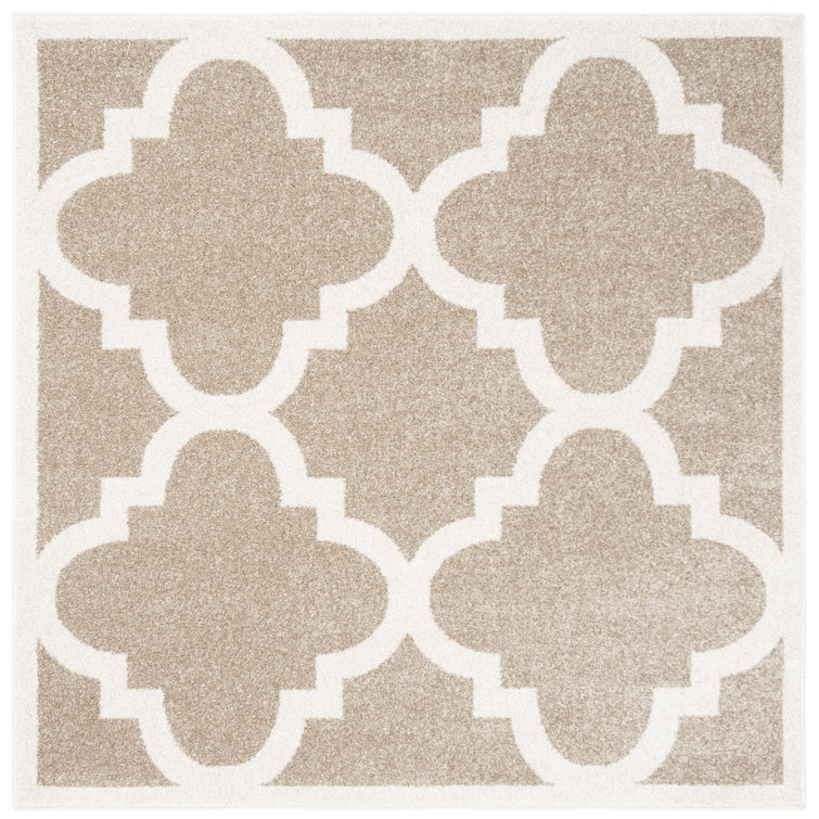 Ammundsen Geometric Wheat / Beige Area Rug