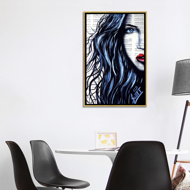 « Fly from the Inside » par Brandon Scott-impression d’art graphique, Pas de tapis, H 40 po x l 26 po x P 1,5 po
