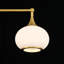Dimmable Bathroom Wall Light with White Glass Shades-907329102-907329100-907329097