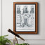«Italian Street S Croquis III», toile encadrée de qualité supérieure - prête à être accrochée-1201295494-1200274031
